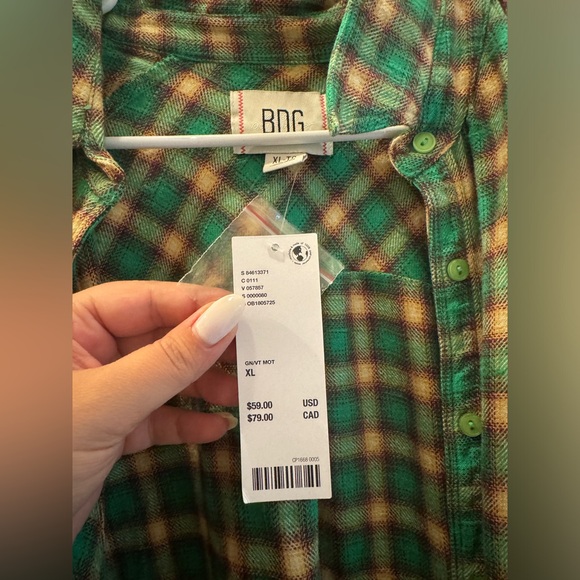 Urban Outfitters BDG Brixton Button-Down Flannel Shirt - Picture 5 of 8